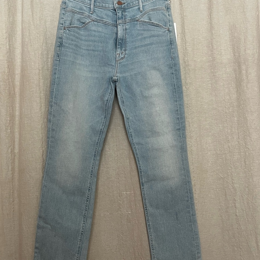 MOTHER Light Blue Straight Women's Jeans